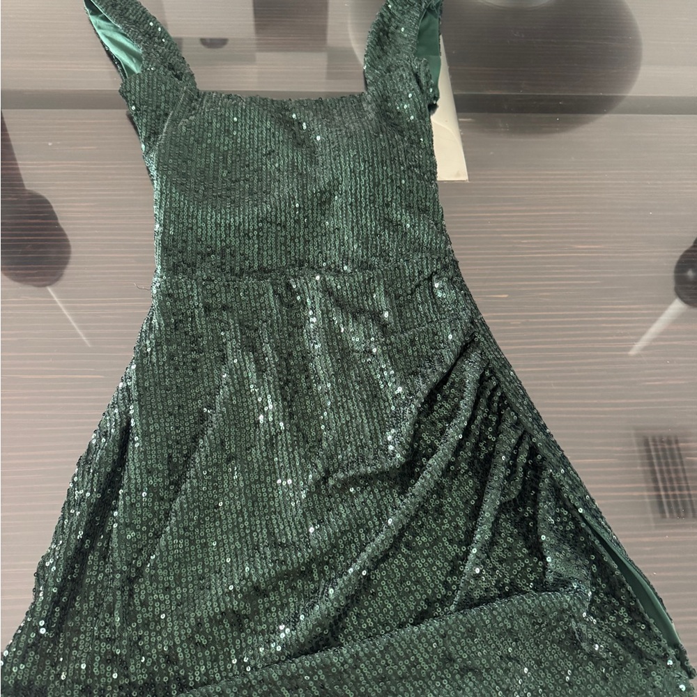 Green Sequin Dress